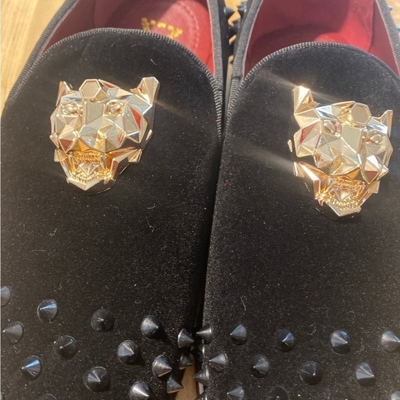 MEN'S VELVET SHOES: STYLISH SLIP-ON LOAFERS 8.5 - Picture 9 of 12